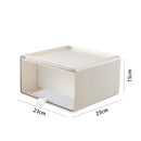 Axyaa Desktop Action Figures Storage Box with Drawers and Dust-Proof Plastic Organizer