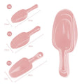 Axyaa Plastic Ice Shovel Set For Baking & Kitchen - 3 Piece Candy Colors
