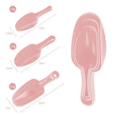 Axyaa Plastic Ice Shovel Set For Baking & Kitchen - 3 Piece Candy Colors
