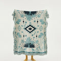 Axyaa Bohemian Fringed Outdoor Picnic Blanket