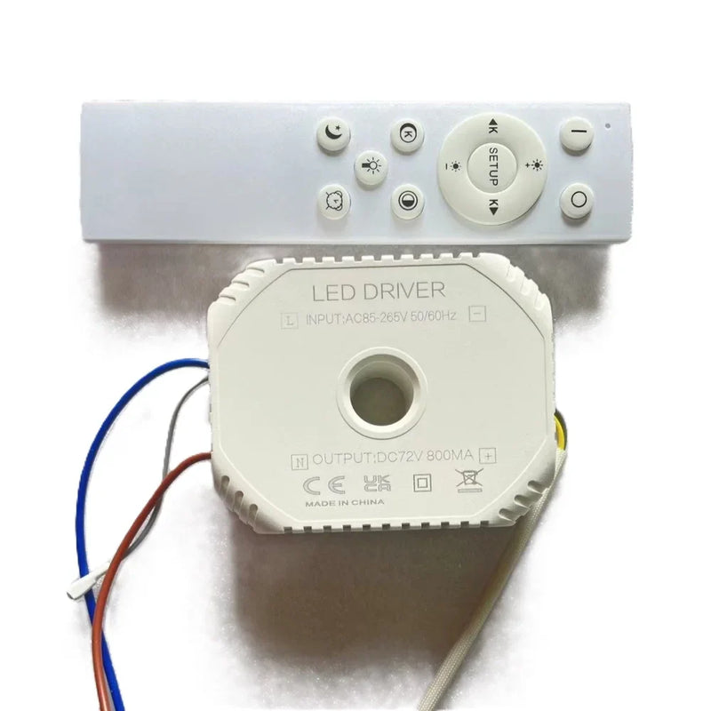 Axyaa Ceiling Light Drive with Wireless Remote Control for AC 85-265V Led Light Strips