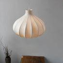 Axyaa Nordic Silk Fabric Pendant Chandelier for Dining Bedroom LED Lamp
