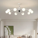 Axyaa Nordic Luxe Chandelier: Modern, Elegant Lighting for Living Room, Dining Room, Bedroom
