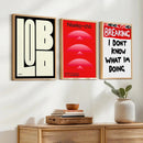 Axyaa UFO Canvas Bar Prints: Fast Life Quote Wall Art for Modern Living Room