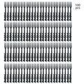 Axyaa 100PCS Plastic Fruit Fork Set for Home, Restaurant, Picnic, Camping - Reusable