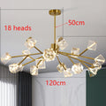 Axyaa Modern Ceiling Chandelier for Dining Room Living Room Pendant Light Fixture
