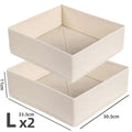 Axyaa Underwear Drawer Organizer Clothes Bra Socks Pants Storage Box for Wardrobe