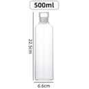 Axyaa Glass Water Bottle - Large Capacity, Multi-function, Portable, Sports Bottle