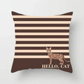 Axyaa Kitty Cat Paw Cushion Cover for Home Sofa 45X45CM