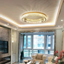 Axyaa Crystal LED Ceiling Lamp: High-end Italian Chandelier for Home Decor Lighting