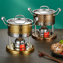 Axya Stainless Steel Mini Hot Pot Stove - Portable Outdoor Gas Boiler