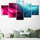 Axyaa Abstract Pink Light Futuristic Canvas Poster Set – Home Decor Wall Art