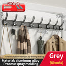 Axyaa Wall-Mounted One Row Hangers for Towels, Clothes, Hats, and More