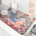 Axyaa Absorbent Draining Mat for Kitchen and Bathroom