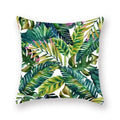 Axyaa Green Leaf Pillowcases for Sofa, Car & Living Room Decor