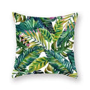 Axyaa Green Leaf Pillowcases for Sofa, Car & Living Room Decor