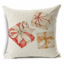Axyaa Pumpkin Plant Linen Throw Pillowcases for Home Decor