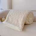 Axyaa Double Thickened Throw Blanket for Winter - Super Soft Cozy Sofa Bed Cover