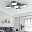 Axyaa Nordic Wood Ceiling Chandelier LED Lighting for Modern Home Decor