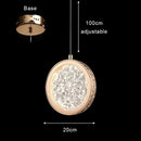 Axyaa Nordic Light Luxury Acrylic LED Chandelier for Home and Events