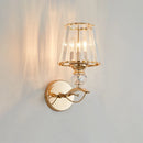 Axyaa Modern Crystal Wall Lamp LED Bedroom Bedside Light Nordic Design