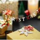 Axyaa Merry Christmas Hanging Banner Ornament: Xmas Home Decoration & Party Gift