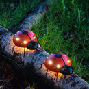 Solar Ladybug Hanging Light for Front Porch & Backyard Decor by Axyaa