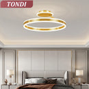 Axyaa Dimmable LED Ring Chandelier for Bedroom, Restaurant, Kitchen, Study.