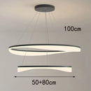 Axyaa LED Chandeliers Modern Pendant Light Indoor Lighting for Living Room and Dining Room
