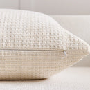 Axyaa Chenille Cushion Cover Solid Color Elegant Square 45x45cm 50x50cm