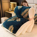 Axyaa Plush Winter Blanket - Super Thick Milk Fleece Comforter