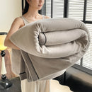 Axyaa Double Layer Milk Velvet Blanket: Warm Plush Throw for Sofa, Bed, & Nap