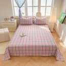 Axyaa Cotton Yarn-Dyed Washed Sheets | Soft & Skin-Friendly Single-Piece Solid Color Sheets