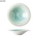 Axyaa Ceramic Salad Bowl: Vintage Style for Soup, Fruit, Sashimi, and Molecular Cooking