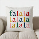 Axyaa Merry Bright Christmas Ornament Pillow Cover for Sofa Bedroom Car