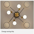 Axyaa Dimmable LED Ceiling Lamp with Remote Control for Living Room & Bedroom