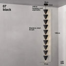 Axyaa Modern Long Line Chandelier Pendant Light for Bedroom