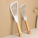 Axyaa Stainless Steel Fish Frying Shovel with Wooden Handle - Household Essential