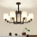 Axyaa Duplex Villa Living Room Chandelier - New Chinese High Jump Floor Lighting