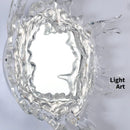 Axyaa Stainless Steel LED Water Drop Wall Lamp