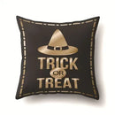 Axyaa Halloween Pumpkin Ghost Print Pillow Cover 45X45CM