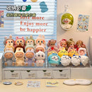 Axyaa Labubu Plush Toy Clear Display Case: Dolls & Figures Storage Shelf