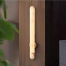 Axyaa Marble Wall Lamp: Luxury Copper Lighting for Living Room, Bedroom, and Corridor