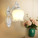 Axyaa European Style Gold LED Wall Lamp for Bedroom Living Room Stairway