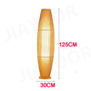 Axyaa Classic Bamboo Weave Floor Lamp LED Fixture