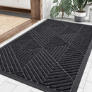 Axyaa Indoor Outdoor Welcome Mat Heavy Duty Non-Slip Absorbent Rubber Rug