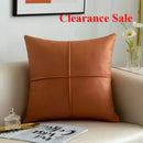 Axyaa Light Simulation Leather Thickened Throw Pillow