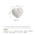 Axyaa Love Heart Ceramic Plate Breakfast Bowl Set Kitchenware
