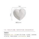 Axyaa Love Heart Ceramic Plate Breakfast Bowl Set Kitchenware