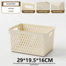 Axyaa Plastic Storage Baskets Stackable Household Organizer Bins for Pantry Snacks Toys